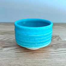 Load image into Gallery viewer, Turkish Blue Matcha Tea Bowl - mino yaki