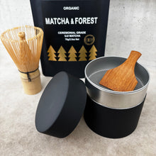 Load image into Gallery viewer, Matcha Canister with Strainer - Black