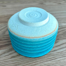 Load image into Gallery viewer, Turkish Blue Matcha Tea Bowl - mino yaki