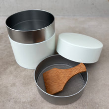 Load image into Gallery viewer, Matcha Canister with Strainer - Egg White
