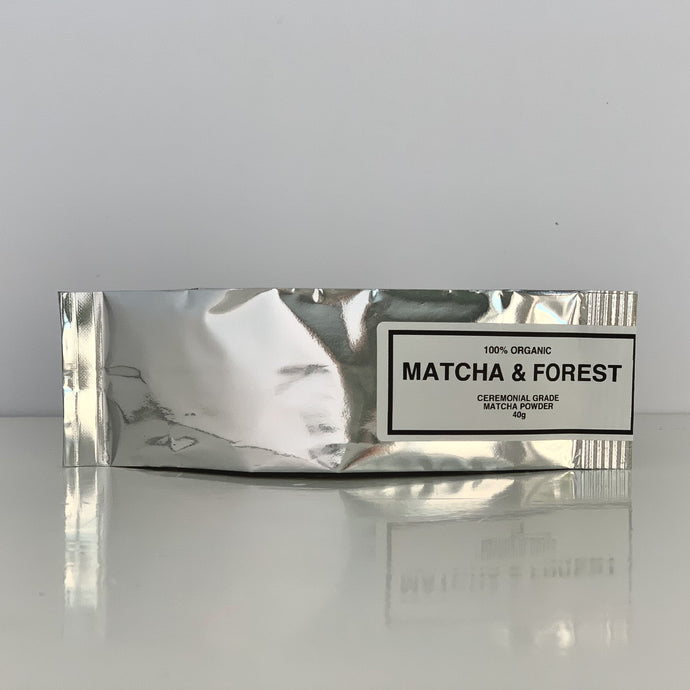 【NEW】Organic Ceremonial Grade Matcha - 40g refill bag - Matcha and Forest